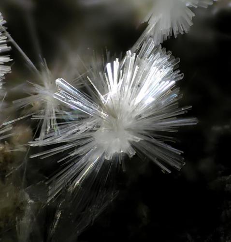 Vladimirite from Aït Ahman, Bou Azzer, Tazenakht, Morocco.
Field of view: 0.8 mm (Author: Rewitzer Christian)