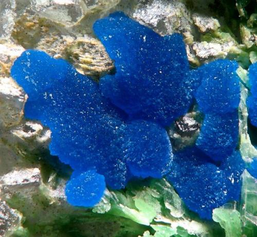 Arhbarite - El Guanaco Mine, Guanaco (Huanaco), Santa Catalina, Antofagasta Province, Antofagasta Region, Chile. 3 mm. (Author: Rewitzer Christian)