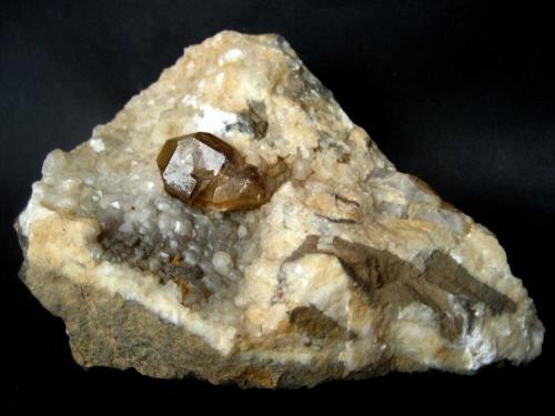 Smoky Quartz
Neandertal, Mettmann, North Rhine-Westphalia, Germany
115 x 80 x 50 mm, crystal 22 mm (Author: Tobi)