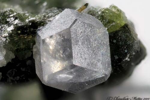 Sodalite
Monte Somma, Somma-Vesuvius Complex, Naples Province, Campania, Italy
0.86 mm Sodalite crystal (Author: Matteo_Chinellato)