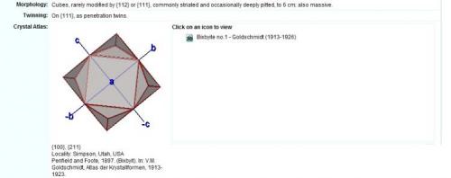 Estos cristales de bixbyíta son exactamente los representados en el esquema 3D de la página de este mineral en Mindat que aquí reproduzco. (Autor: Antonio Alcaide)