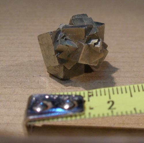 Pirita<br />Can Thos Quarry, Mas Gelabert, Massanes, Comarca La Selva, Gerona / Girona, Catalonia / Catalunya, Spain<br />2x2 cm<br /> (Autor: juan martin)