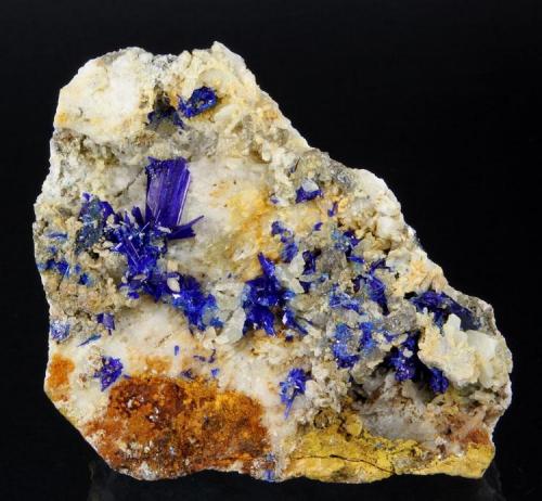 Linarite, Quartz, Mottramite
Chance Mine, Mono Co., California, USA
11.9 cm (Author: GneissWare)