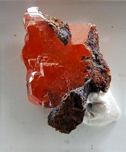 Wulfenite
Red Cloud Mine, Trigo Mountains, Le Paz County, Arizona, USA.
10 mm (max Dimension) (Author: nurbo)