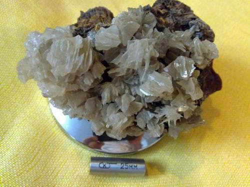 Cerussite
Komshejeh Mine (Komshecheh Mine), Komshejeh (Komshecheh), Ardestan County, Esfahan Province (Isfahan Province; Aspadana Province), Iran
8 cm (Author: h.abbasi)