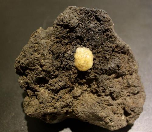 Calcedonia<br />Road cut outcrop, Fuencaliente de La Palma, La Palma, Santa Cruz de Tenerife Province, Canary Islands, Spain<br />2 cm<br /> (Autor: canada)