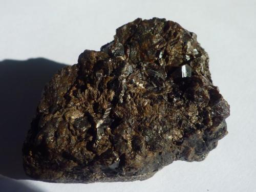 Casiterita<br />Minas de San Finx, Vilacova, Lousame, Comarca Noia, La Coruña / A Coruña, Galicia / Galiza, España<br />5 x 3 cm.<br /> (Autor: Rafael varela olveira)