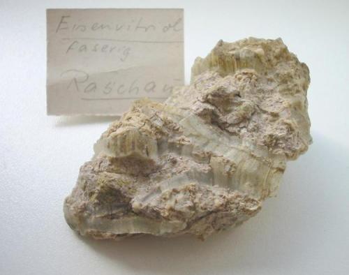 Melanterite
65 x 40 x 29 mm
Stamm Asser mine, Graul, Raschau, Erzgebirge, Saxony, Germany. (Author: Andreas Gerstenberg)