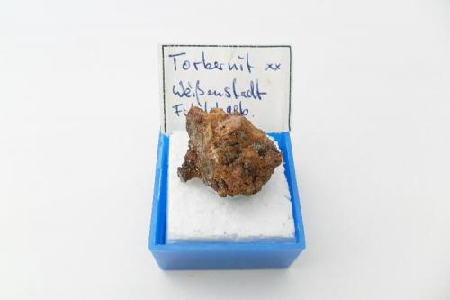 Torbernita
Weibenstadt - Fitchelgebirge - Alemania
+ 23 mm matriz - +1.5 mm cristales (Autor: RodrigoSiev)