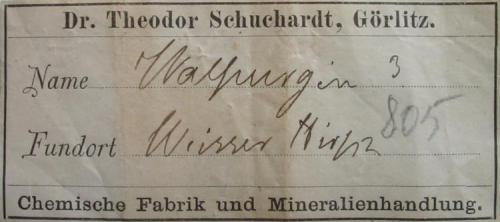 Original label. (Author: Andreas Gerstenberg)