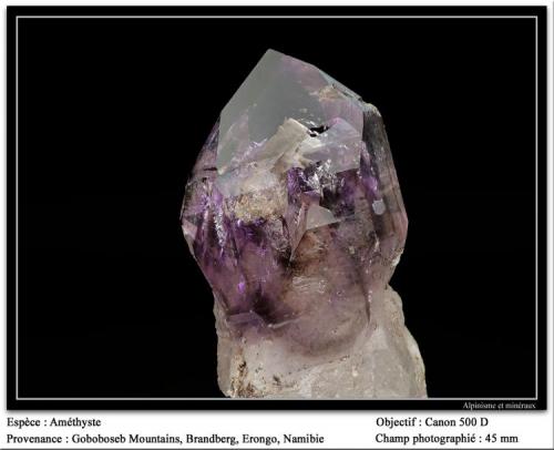 Amethyst
Goboboseb, Erongo, Namibia
fov 45 mm (Author: ploum)