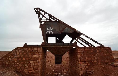 Cabezal de la rampa de la mina ACF.
G. Sobieszek photo. (Autor: Josele)