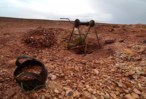 Cuando cesó la lluvia pudimos visitar otros trabajos.
G. Sobieszek photo. (Autor: Josele)