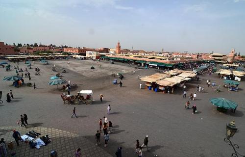 Jemaa el-Fnaa, la plaza mayor de Marrakech.
G. Sobieszek photo. (Autor: Josele)