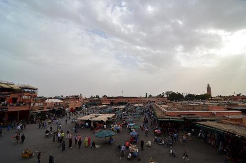 Atardecer en Jemaa el-Fnaa.
G. Sobieszek photo. (Autor: Josele)