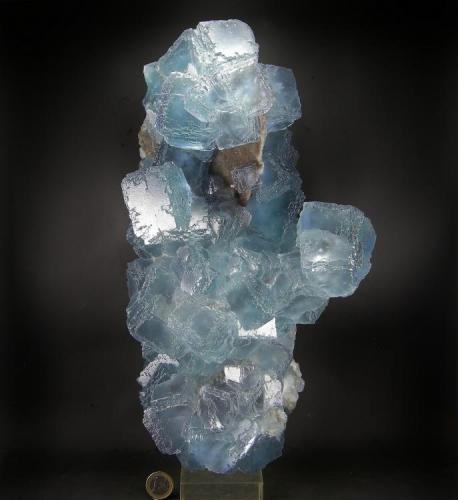 Fluorita
La Viesca - Huergo -  La Collada -  Siero -  Asturias - España
36.5 x 22 cm
Cristal mayor de 6 cm (Autor: Diego Navarro)