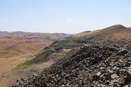 Escombreras de las minas de amatista en Sidi Rahal.
Fot. K. Dembicz. (Autor: Josele)