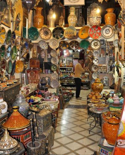Cacharrería cerámica en Marrakech.
Fot. L. Albin. (Autor: Josele)