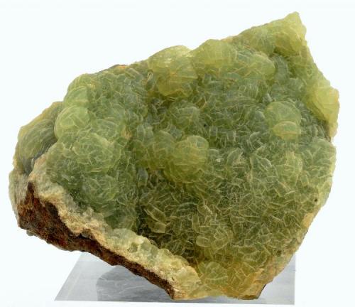 Prehnita -
Barranc del Mont - Serveto - Huesca - Aragón - España -
7,7 x 6,5 x 3,3 cm (Autor: Martí Rafel)