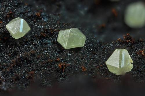 Wulfenita.
Benahadux, Almería, Andalucía, España.
Ancho de la foto 4,5 mm (Autor: Juan Miguel)