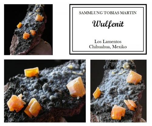 Wulfenite
Los Lamentos, Chihuahua, Mexico
70 x 20 x 20 mm (Author: Tobi)