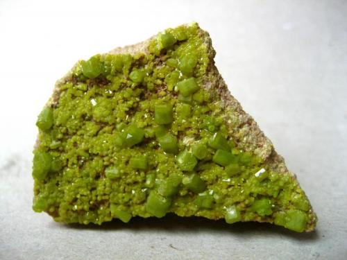 Pyromorphite
Tanzfleck, Freihung, Upper Palatinate, Bavaria, Germany
Specimen width 55 mm (Author: Tobi)