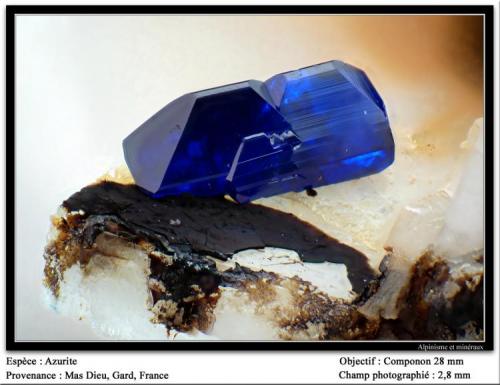 Azurite
Mas Dieu, Gard, France
fov 3 mm (Author: ploum)