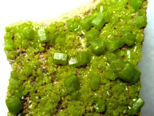 Pyromorphite
Tanzfleck, Freihung, Grafenwöhr, Upper Palatinate, Bavaria, Germany
FOV 40 mm (Author: Tobi)