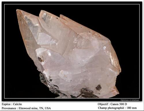 Calcite
Elmwood mine, Carthage, Smith Co., Tennessee, USA
fov 180 mm (Author: ploum)