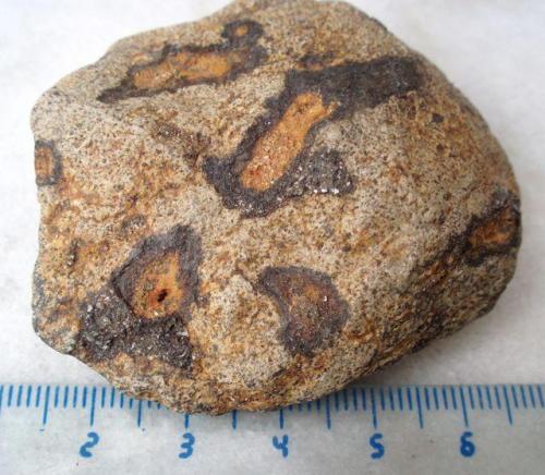 óxidos de hierro<br />Gran Canaria, Las Palmas Province, Canary Islands, Spain<br />Ancho de imagen 6 cm<br /> (Autor: María Jesús M.)