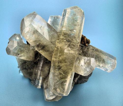 Calcite, pyrite
Sweetwater Mine, Ellington, Viburnum Trend District, Reynolds Co., Missouri, USA
65 mm x 55 mm x 40 mm (Author: Carles Millan)