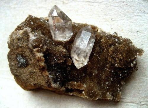 Quartz
Crystal Grove Diamond Mine, St Johnsville, Montgomery County, New York,  USA
Specimen width 50 mm (Author: Tobi)