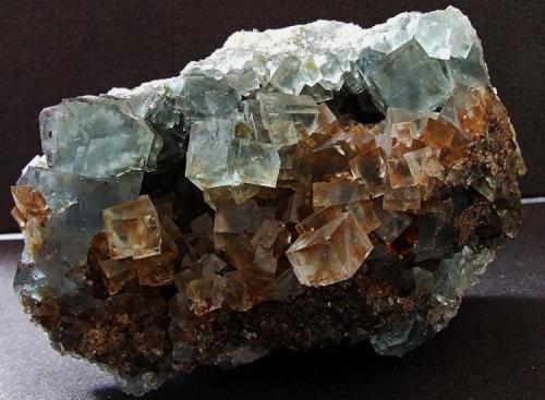 Fluorite
Hesselbach Mine, Ödsbach, Oberkirch, Black Forest, Baden-Württemberg, Germany
70 x 40 mm (Author: nurbo)