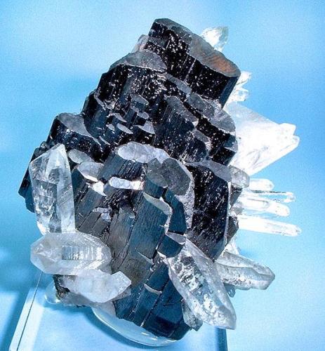 Ferberite, quartz
Yaogangxian Mine, Yizhang Co., Chenzhou Prefecture, Hunan Province, China
60 mm x 45 mm (Author: Carles Millan)