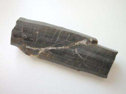 Dravite
Hüttermühle, Radeberg, Dresden, Saxony, Germany.
8 x 2,5 cm (Author: Andreas Gerstenberg)