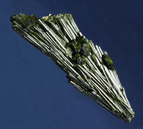 Epidote

Julie (Lola) claim, Pamlico District, near Hawthorne, Mineral County, Nevada, USA

91 x 32 x 25 mm

another view showing the distinct crystals. (Author: GneissWare)