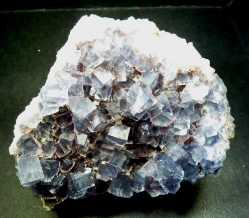 Fluorita<br />Matagalls Mine (Sant Marçal Mines), Sant Marçal, Viladrau, Comarca Osona, Gerona / Girona, Catalonia / Catalunya, Spain<br />85 x 75 mm.<br /> (Autor: Jesus Franquesa Baucells)