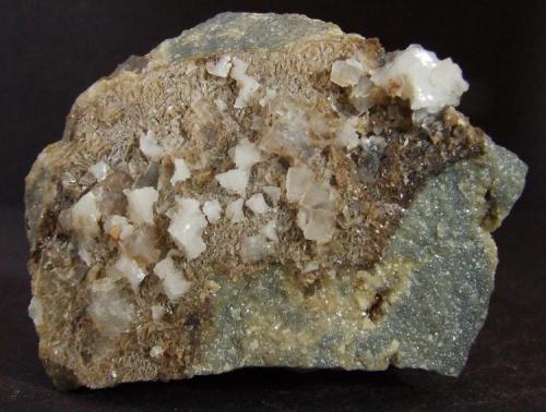 Fluorite, Ankerite, 
Haggs Mine, Nentsberry, Alston, Cumbria.
40 x 30 mm (Author: nurbo)