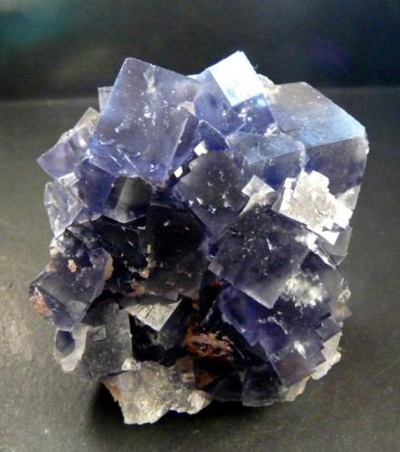Fluorita.<br />Mina Matagalls (Minas de Sant Marçal), Sant Marçal, Viladrau, Comarca Osona, Gerona / Girona, Cataluña / Catalunya, España<br />70 x 55 mm.<br /> (Autor: Jesus Franquesa Baucells)