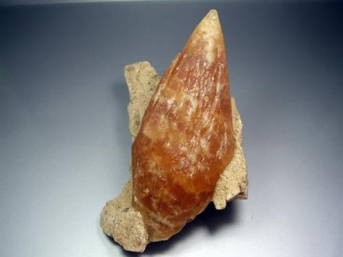 Calcite
Pugh Quarry, Custar, Wood County, Ohio, USA
Specimen size: 13 x 8 cm.
Cristal size: 12 cm.
Photo: geoalfon (Author: Jordi Fabre)