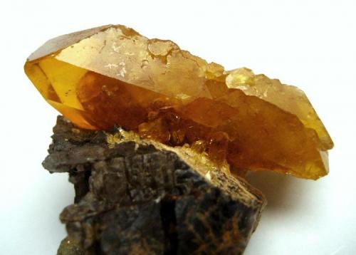 Baryte
Pöhla, Schwarzenberg District, Erzgebirge, Saxony, Germany
Crystal size 4 cm (Author: Tobi)