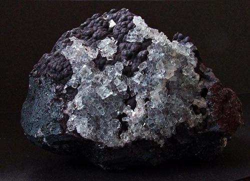 Fluorite on Hematite,
Florence Mine, Egremont, Cumbria, England, UK.
90 x 70 mm (Author: nurbo)