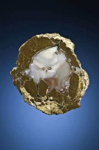 Quartz ("Thunder Egg")
Oregón, USA (no specific locality)
8.4 cm high
From Joe and Susan Kielbaso collection
Photo: Jeff Scovil (Author: Jordi Fabre)