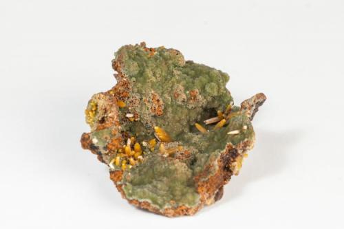 Wulfenita con Mimetita
Mina Ojuela, Mapimí, Durango, México
10x8 cm (Autor: victor chaul chamut)