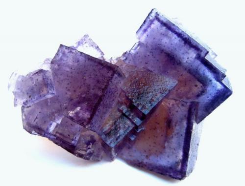 Fluorite
Cave-in-Rock, Cave-in-Rock Sub-District, Illinois - Kentucky Fluorspar District, Hardin Co., Illinois, USA
Specimen width 9 cm, longest crystal edge 4 cm (Author: Tobi)