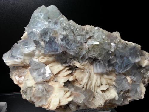 Fluorita,
Berbes, Asturias, España
22x9cm, cristales de hasta 2cm (Autor: Raul Vancouver)