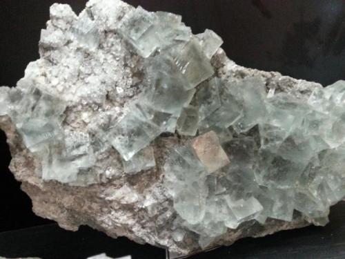 Fluorita, Calcita
Mina Emilio, Loroñe, Asturias, España
35x20cm y cristales de 3cm (Autor: Raul Vancouver)