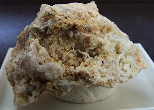 Calcite with Aragonite (Var Floss Ferri(?)
Small unnamed dump close to Dam Rigg Level, Whaw, Arkengarthdale, North Yorkshire, England, UK. 
30 x 20 mm (Author: nurbo)