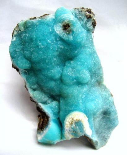 Hemimorphite
Wenshan Mine, Wenshan Co., Yunnan Province, China
Specimen size 11 cm
 (Author: Tobi)