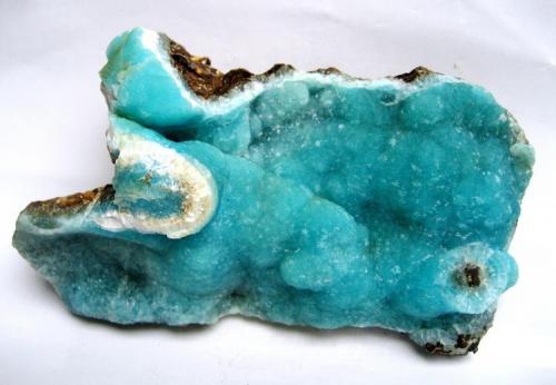 Hemimorphite
Wenshan Mine, Wenshan Co., Yunnan Province, China
Specimen size 11 cm (Author: Tobi)